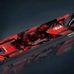 Grip tape do hulajnogi wyczynowej Soke griptape Red Cyber
