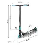 Hulajnoga wyczynowa Soke XTR turquoise black