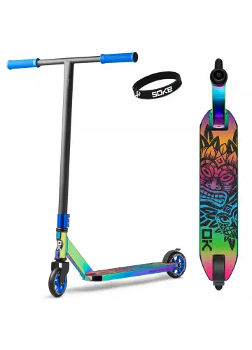 Hulajnoga wyczynowa Soke PRO street neochrome blue