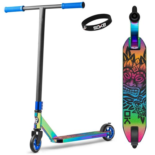 Hulajnoga wyczynowa Soke PRO street neochrome blue