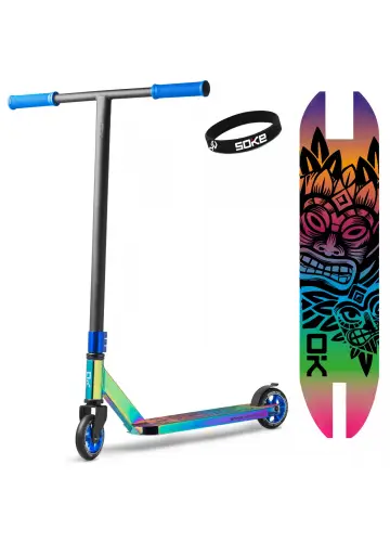 Hulajnoga wyczynowa Soke PRO street neochrome blue