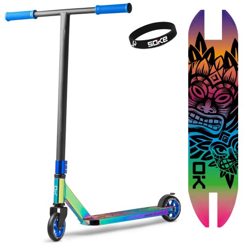 Hulajnoga wyczynowa Soke PRO street neochrome blue