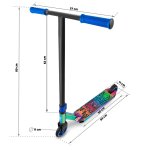 Hulajnoga wyczynowa Soke PRO street neochrome blue
