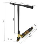 Hulajnoga wyczynowa Soke XTR Street gold